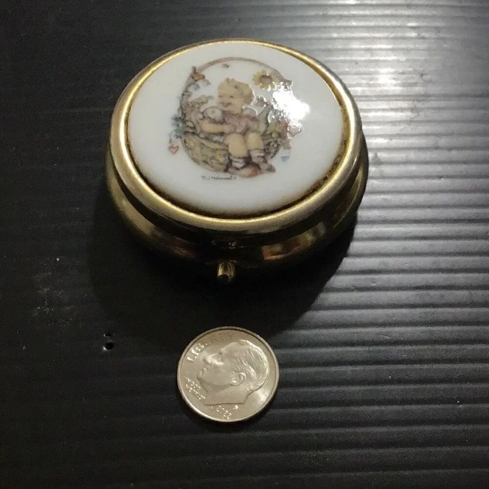 Vintage Hummel pill box from estate sale